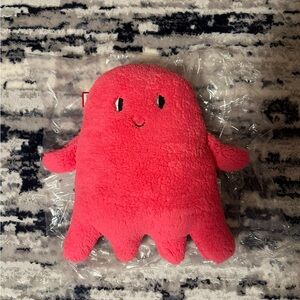 Ghost Shaped Faux Shearling Halloween
Throw Pillow Pink - Hyde & EEK! Boutique